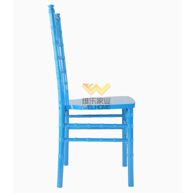 Blue wooden chiavari chair for wedding/events